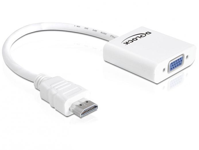 Delock DL65346 HDMI-A apa -> VGA anya adapter Delock DL65346 HDMI-A apa -> VGA anya adapter