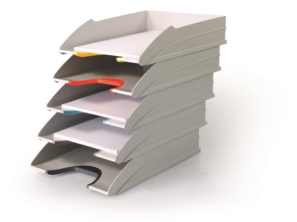 DURABLE VARICOLOR MIX műanyag 5 részes Irattálca szett