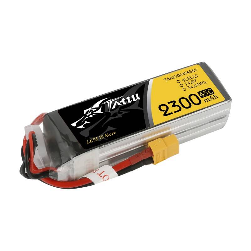 Tattu 2300mAh 14.8V 75C 4S1P XT60 akkumulátor Tattu 2300mAh 14.8V 75C 4S1P XT60 akkumulátor