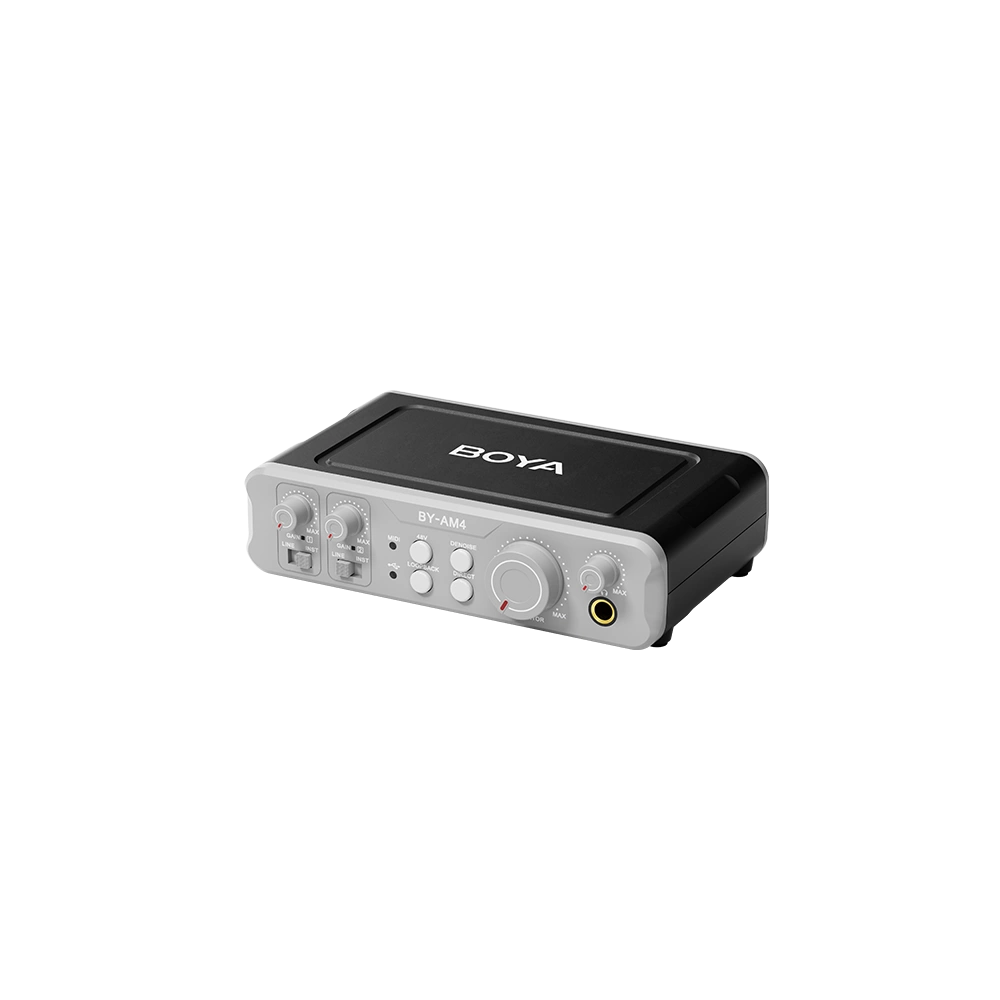 BOYA BY-AM4 Két csatornás USB audio mixer / konverter BOYA BY-AM4 Két csatornás USB audio mixer / konverter