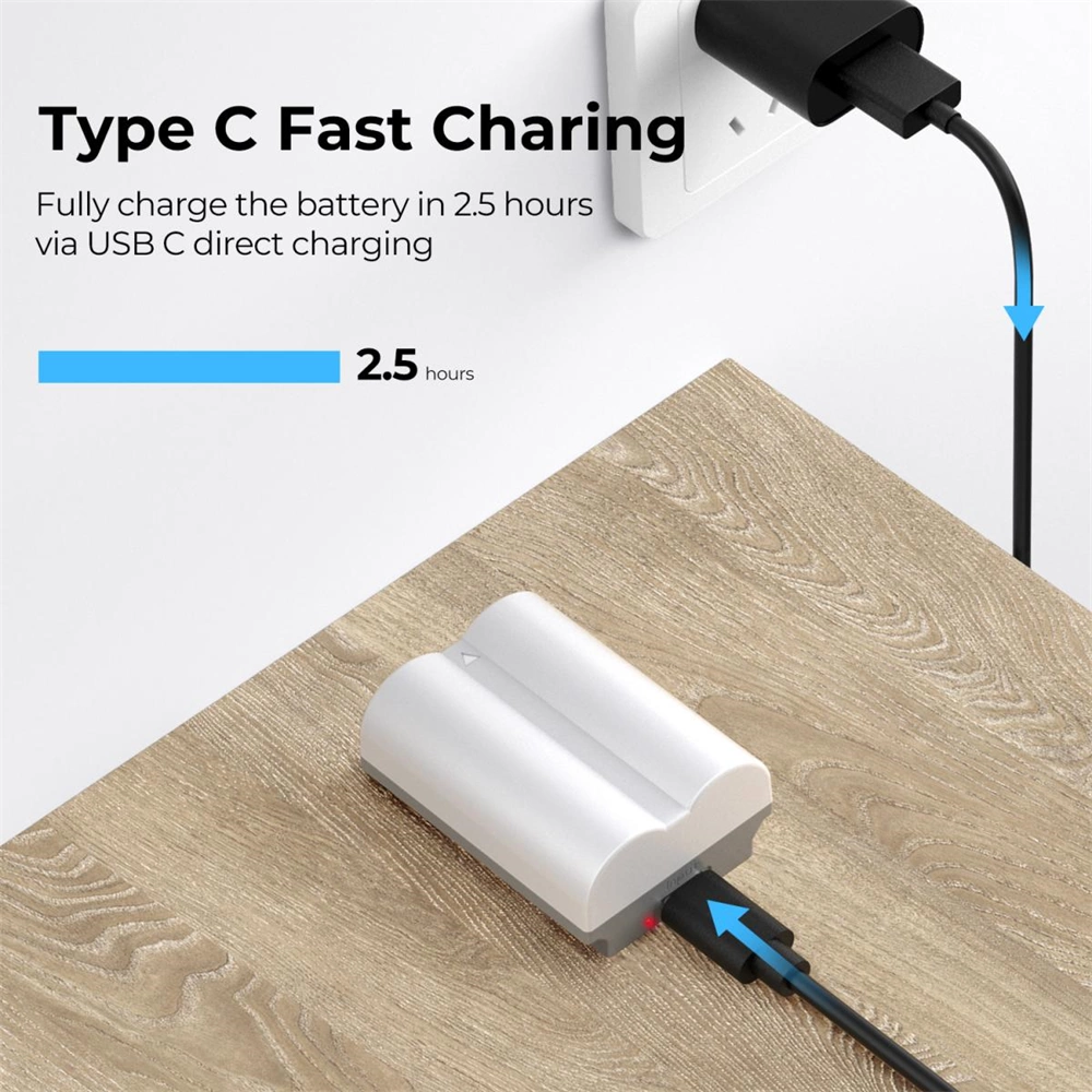 K&F Concept NP-W235 2db  2400mAh USB-C csatlakozóval akkumulátor