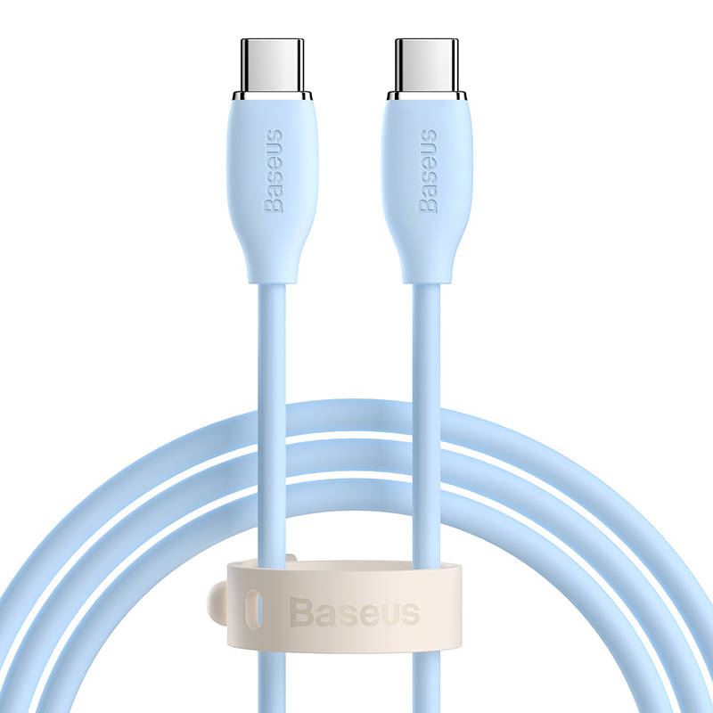 Baseus Jelly USB-C - USB-C kábel 1.2m kék (CAGD030003)