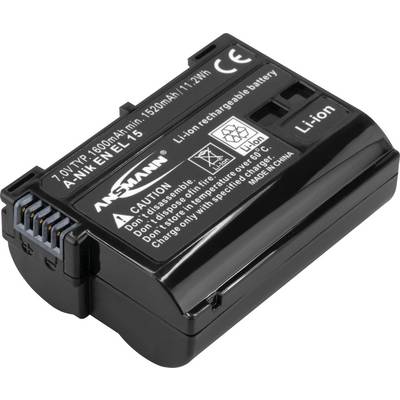 EN-EL15 Nikon kamera akku 7V 1600 mAh, Ansmann EN-EL15 Nikon kamera akku 7V 1600 mAh, Ansmann
