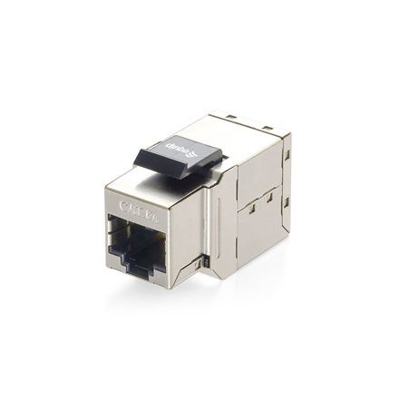 Equip 125596  RJ45 Keystone Toldó UTP Cat6A  árnyékolt  fém (8db/csomag)  