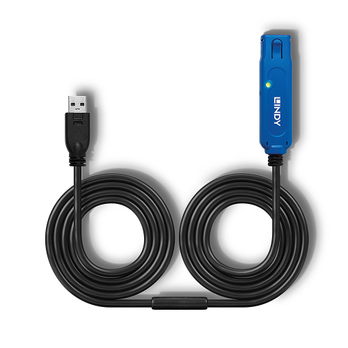 LINDY 8m USB 3.0 Active Extension kábel Pro Black LINDY 8m USB 3.0 Active Extension kábel Pro Black