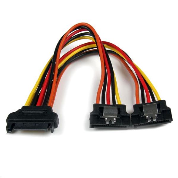 StarTech.com SATA -> 2 db SATA tápkábel fekete (PYO2LSATA)