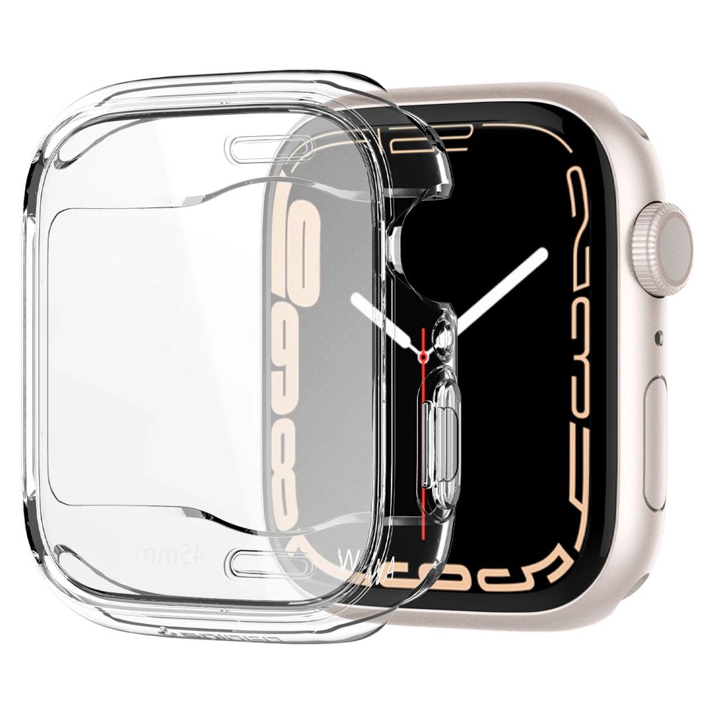 Spigen Ultra Hybrid Apple Watch Series 7 (45mm) tok átlátszó (ACS04180)