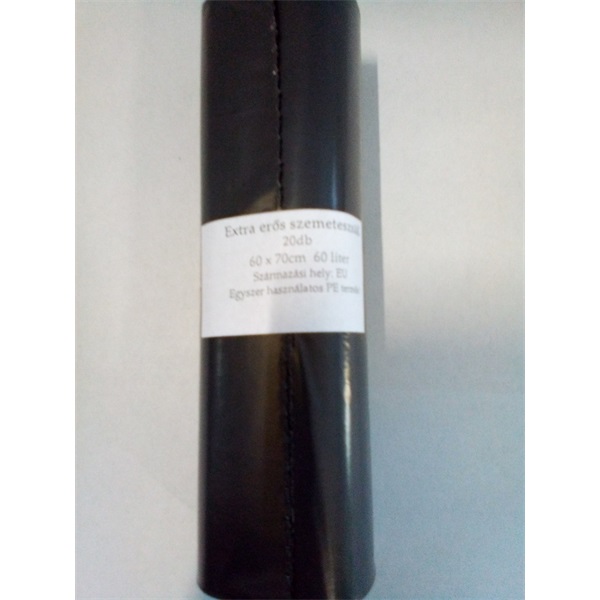 Háztartási szemeteszsák 60l 60*70cm 14my 20db/csomag Háztartási szemeteszsák 60l 60*70cm 14my 20db/csomag