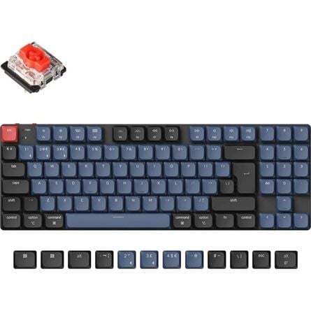 Keychron K13 Pro Swappable Gateron RGB Backlight Red Switch UK billentyűzet