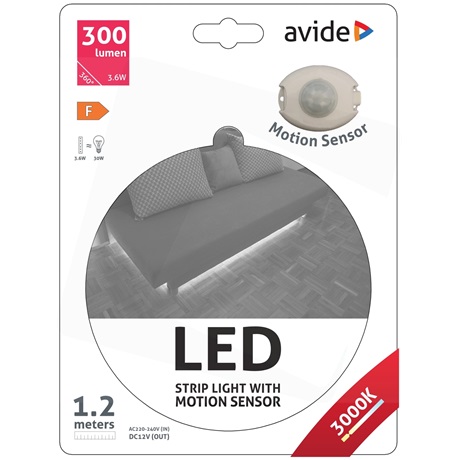 Avide ABLSBLBED-SEN-3W-S LED SZALAG ÁGY SZENZOR 3.6W 3000K SINGLE Avide ABLSBLBED-SEN-3W-S LED SZALAG ÁGY SZENZOR 3.6W 3000K SINGLE