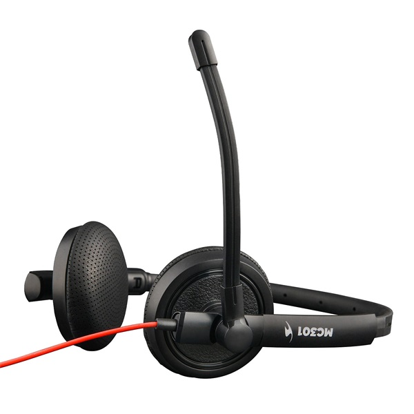 Bluestork MC301 Office Headset  mikrofon  hangerő szabályzó  3,5 Jack  fekete Fejhallgató 