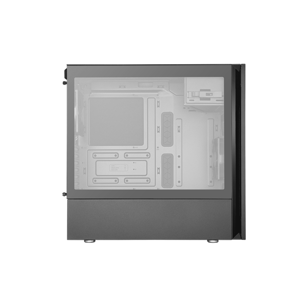 COOLER MASTER Midi ATX MB Silencio S600 Tápegység nélkül  Szürke Üvegfalú Ház