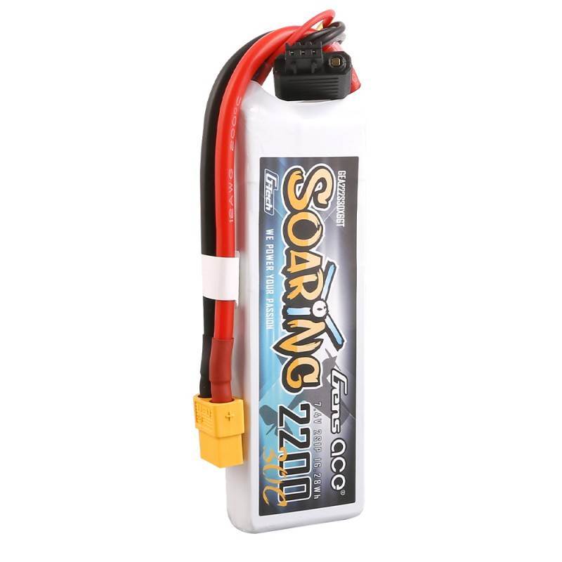 Gens Ace G-Tech Soaring 2200mAh 7.4V 30C 2S1P XT60 akkumulátor Gens Ace G-Tech Soaring 2200mAh 7.4V 30C 2S1P XT60 akkumulátor