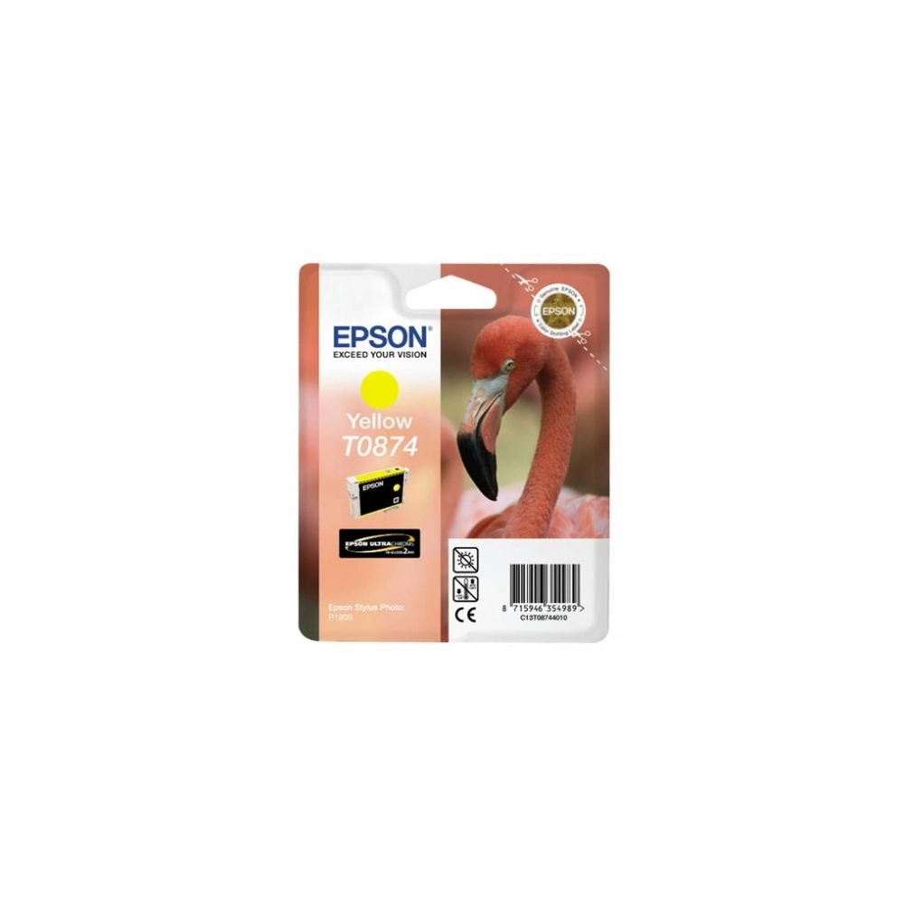  Epson T0874 C13T08744010 Sárga Tintapatron Eredeti