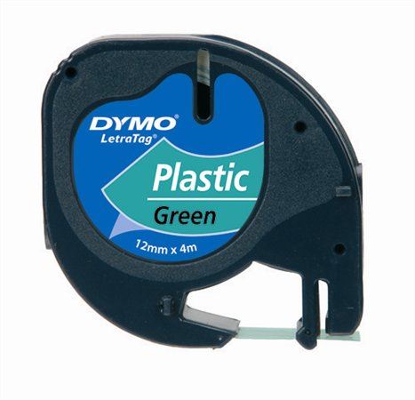 DYMO "Letratag" feliratozógép szalag 12 mm x 4 m zöld (GD59425)