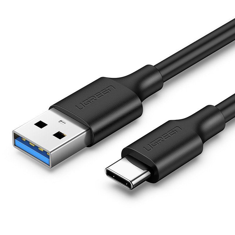 UGREEN USB-USB-C 3.0 kábel 0.5 m, fekete (20881) UGREEN USB-USB-C 3.0 kábel 0.5 m, fekete (20881)