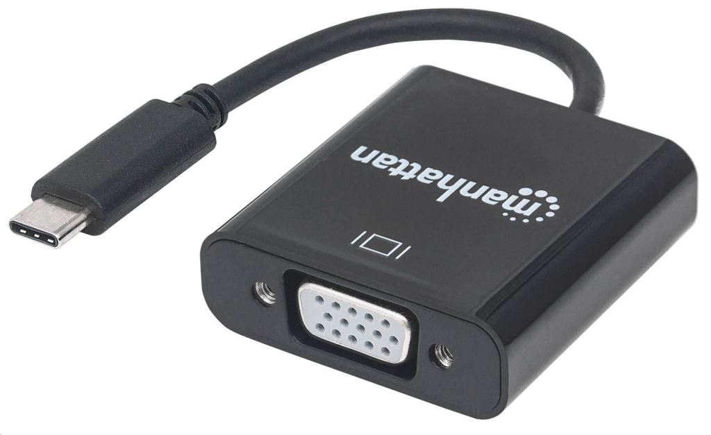 Manhattan USB-C 3.1 to VGA átalakító (151771) Manhattan USB-C 3.1 to VGA átalakító (151771)