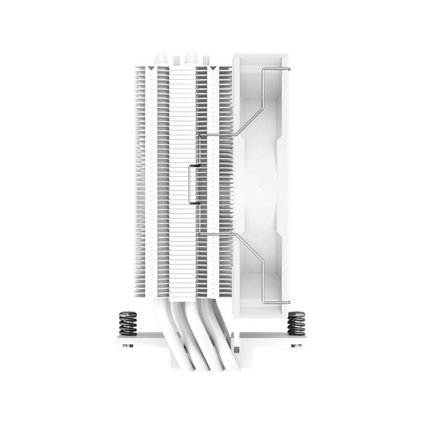 DeepCool CPU Cooler - AG400 WH ARGB (31,6 dB; max, 128,93 m3/h; 4pin, 4 db heatpipe, 12cm, PWM, A-RGB LED, fehér)