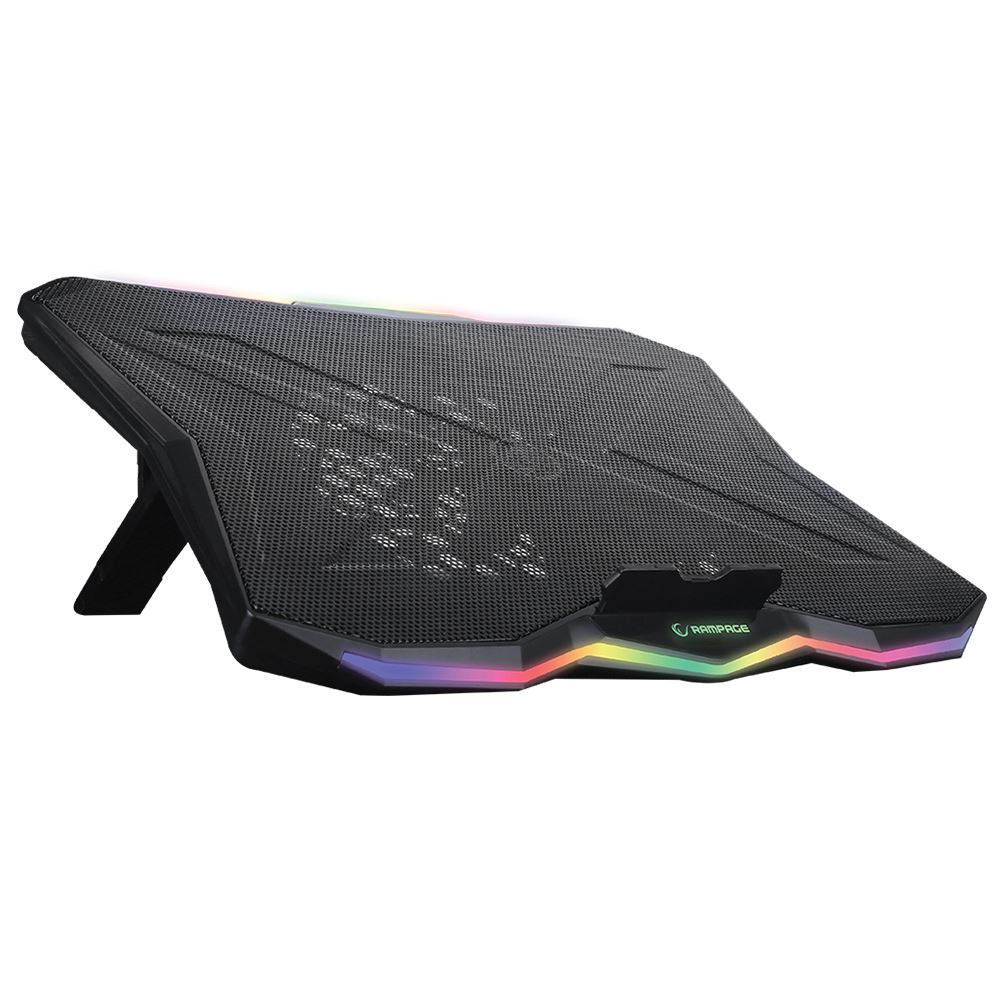 Rampage AD-RC8 SHOWY 15-17" Notebook hűtő fekete (33450) Rampage AD-RC8 SHOWY 15-17" Notebook hűtő fekete (33450)