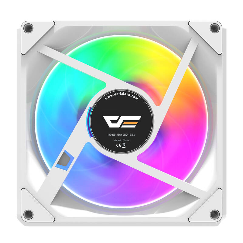 Darkflash Gauss G24 számítógépes ventilátor Fehér 