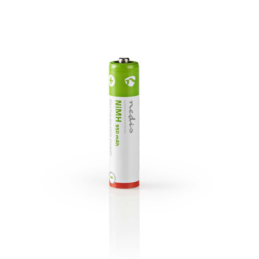 Nedis Újratölthető Ni-MH Akkumulátor AAA 1.2V 950mAh 4db (BANM9HR034B) Nedis Újratölthető Ni-MH Akkumulátor AAA 1.2V 950mAh 4db (BANM9HR034B)