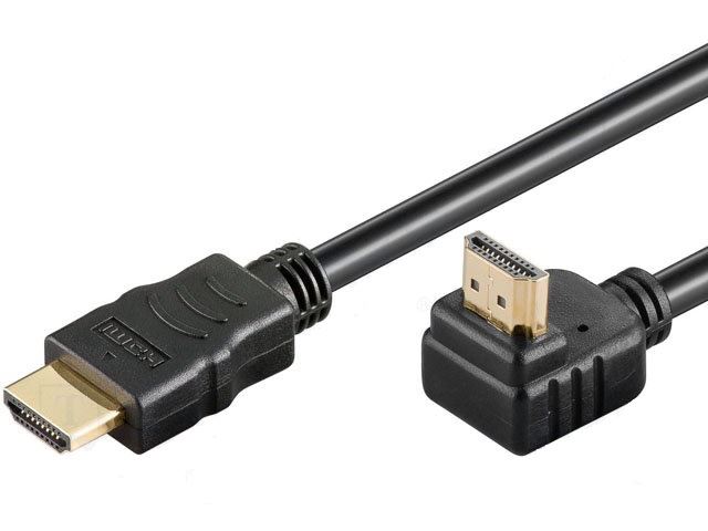 Goobay HDMI-HDMI (derékszögben hajlított) kábel 1,5m (31916)