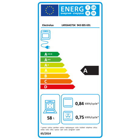 Electrolux LKR564275K Kerámialapos tűzhely 