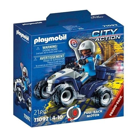 Playmobil Rendőr Speed Quad (71092)