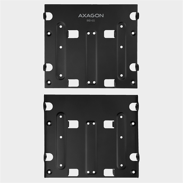 Axagon RHD-435 4x2.5"->5.25" beépítő keret fekete