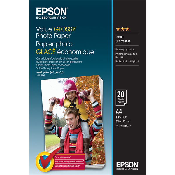 Epson S400035 A4 fényes fotópapír 20 lap