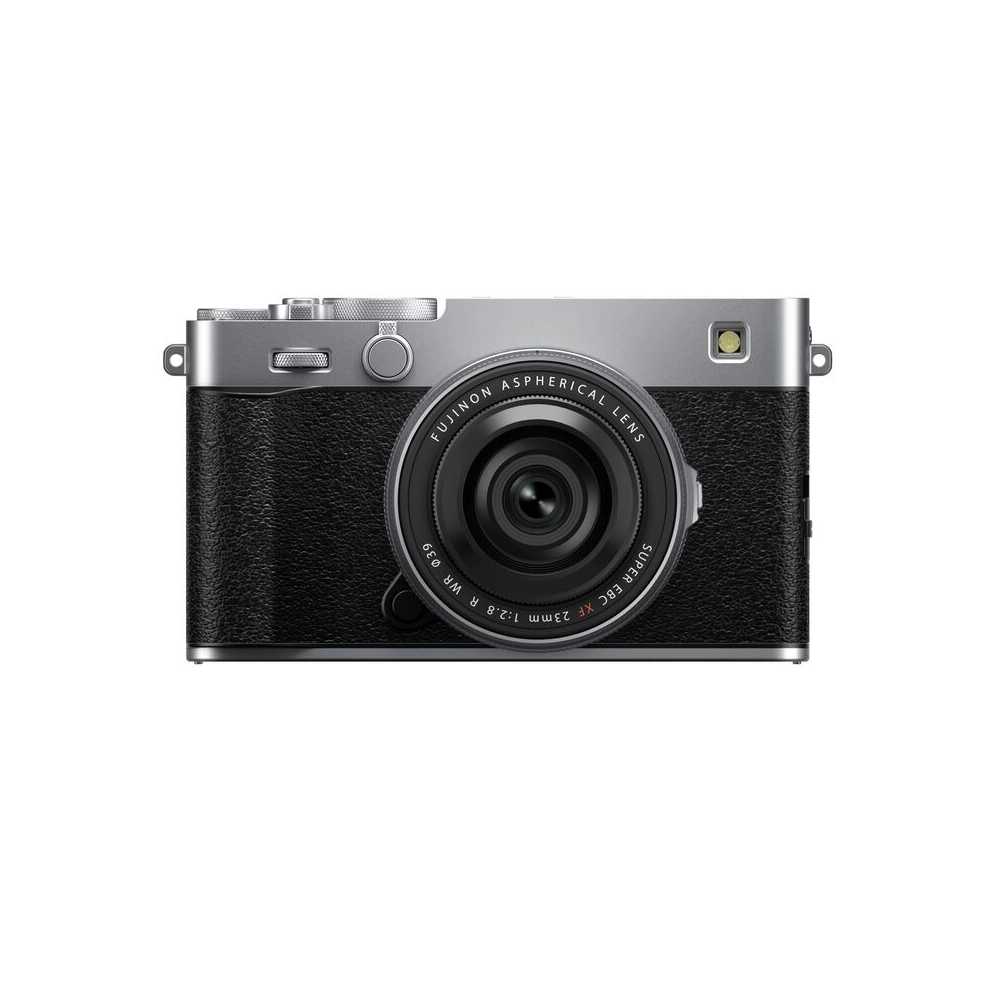 Fujifilm X-E5 + XF 23mm f/2.8 R WR MILC fényképezőgép KIT (ezüst)