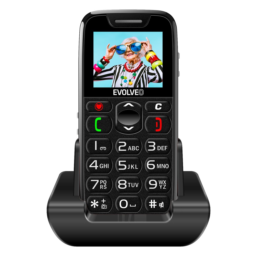 EASYPHONE EP501 Mobiltelefon Fekete EASYPHONE EP501 Mobiltelefon Fekete
