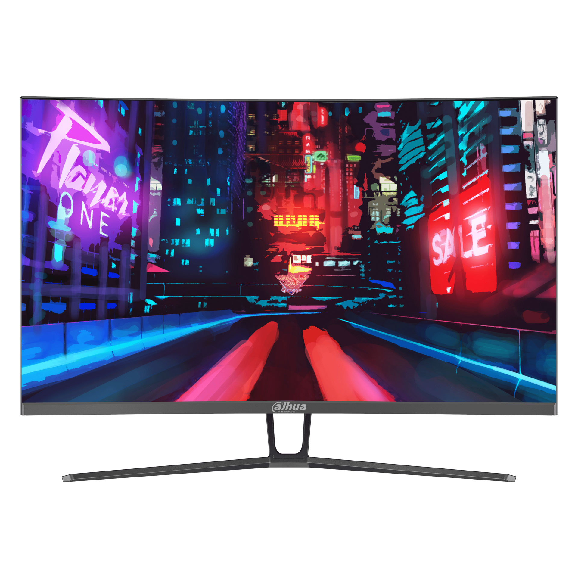 Dahua 32" LM32-E230CN  Monitor - 1920x1080, Full HD, LED, VA, 165Hz, 1ms, Ívelt, FreeSync, Gamer, Fekete