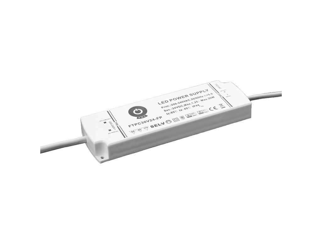 POS Power FTPC30V24-FP 24V/1.25A 30W IP44 habálló LED tápegység POS Power FTPC30V24-FP 24V/1.25A 30W IP44 habálló LED tápegység
