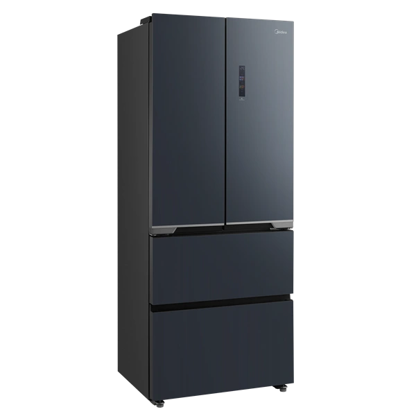Midea MDRF600BIE70 Hűtő:276L Fagyasztó:159L No frost négyajtós hűtőszekrény Inox