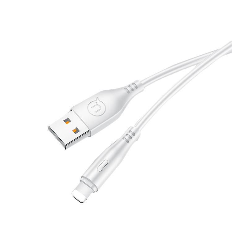 Usams SJ266USB02 Lightning töltőkábel fehér Usams SJ266USB02 Lightning töltőkábel fehér