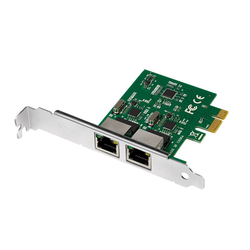 LogiLink PC0075 2 portos Gigabit LAN hálózati kártya PCIe