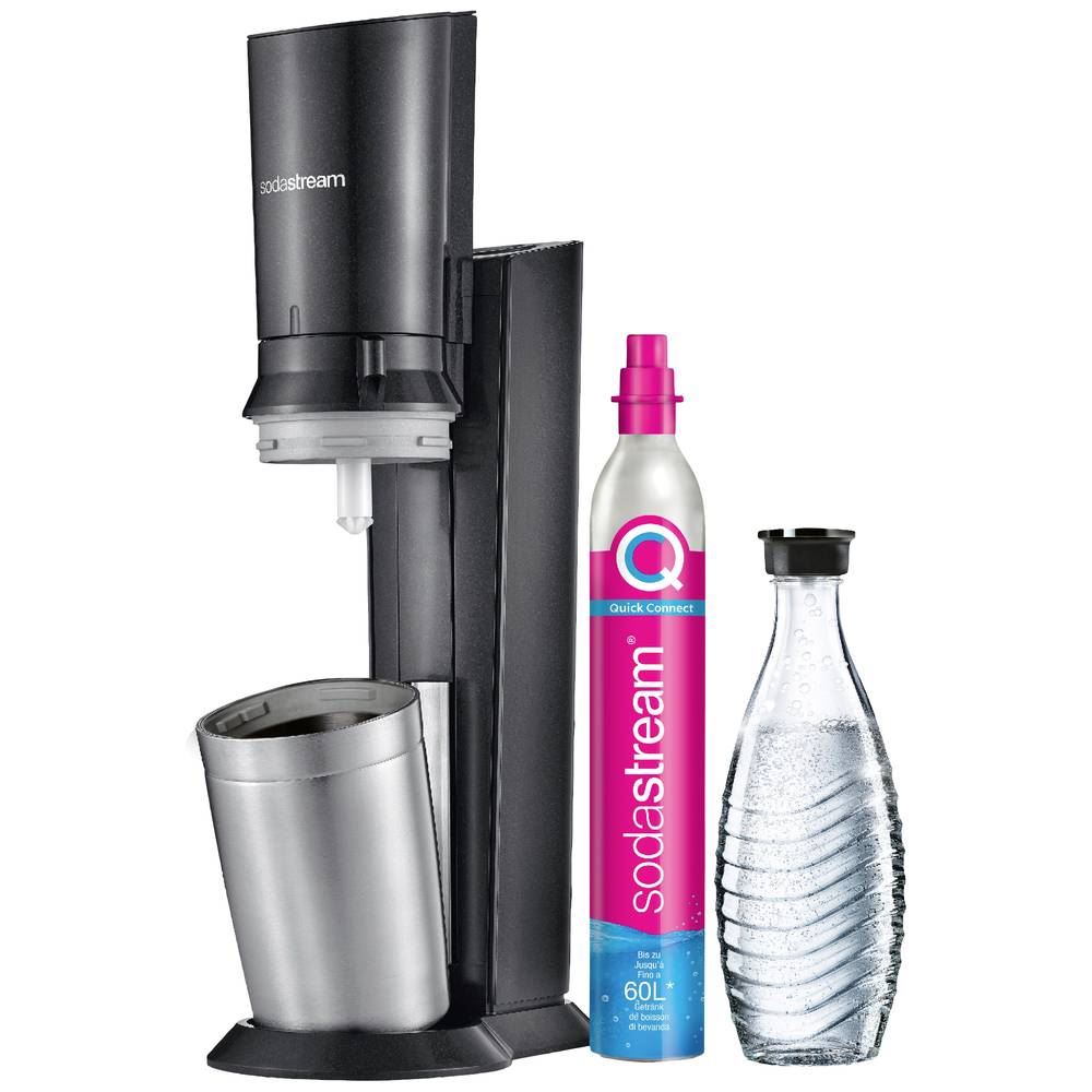 Sodastream Szódakészítő Crystal 3.0 nemesacél, fekete Sodastream Szódakészítő Crystal 3.0 nemesacél, fekete