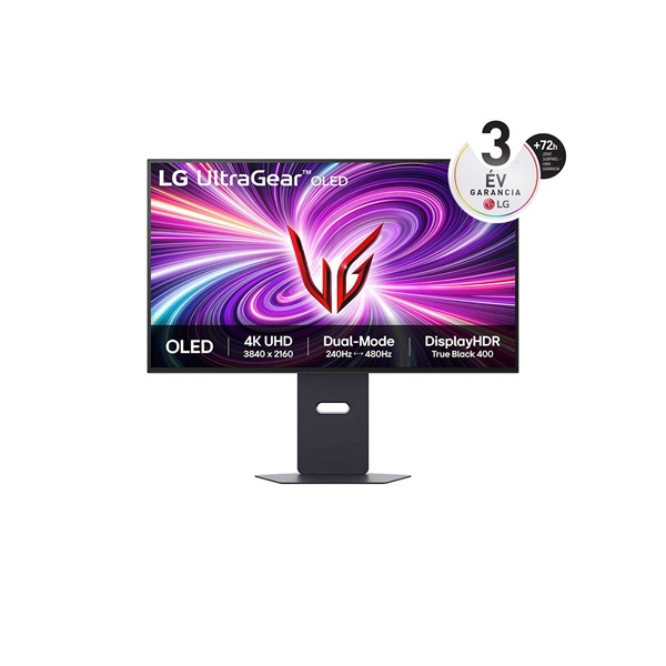LG 32" 32GS95UV-B UHD OLED 480Hz  DUAL gamer monitor