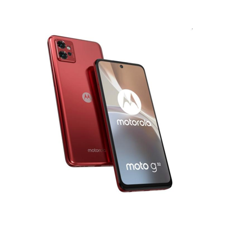 Motorola MOTO G32 DS (6/128GB), SATIN MAROON MOBILTELEFON