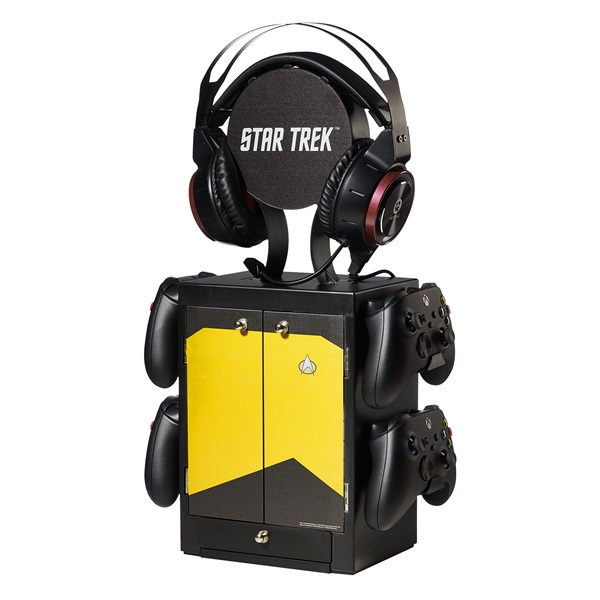 NUMSKULL PS5/XBOX Series Star Trek játéktartó szekrényes állvány Sárga