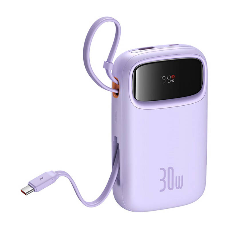 Baseus QPow 2 10000mAh  30W  2xUSB-C powerbank Lila 