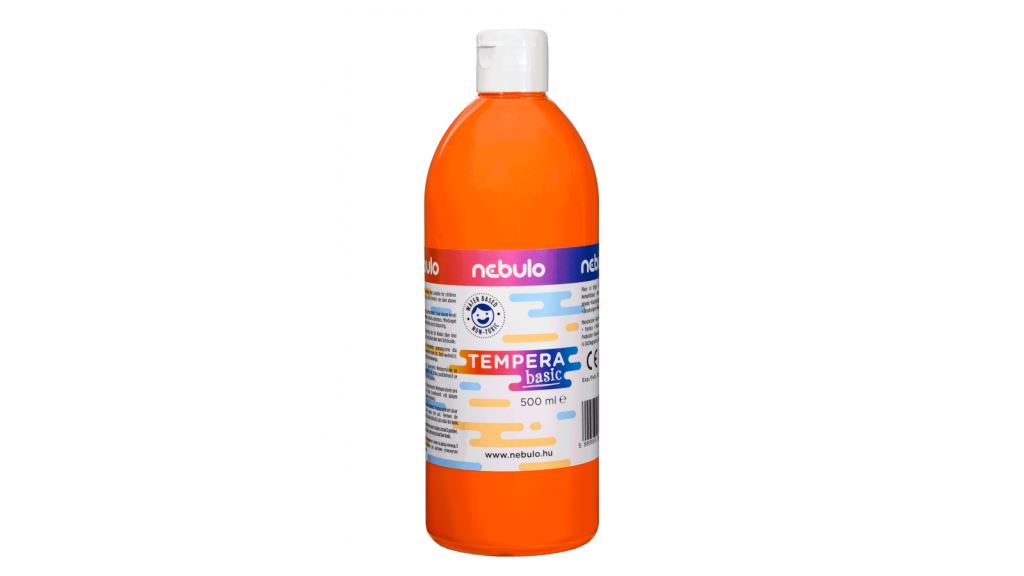 Nebulo folyékony állagú temperafesték 500ml narancssárga (NTF-500-NS) Nebulo folyékony állagú temperafesték 500ml narancssárga (NTF-500-NS)