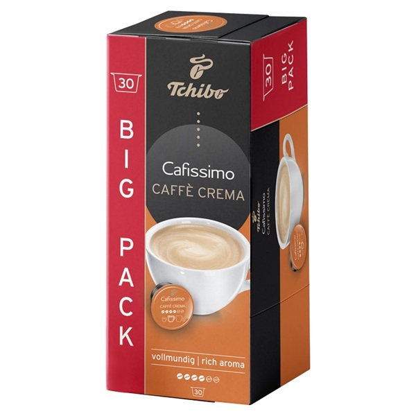 Tchibo Cafissimo Caffé Créma Rich kávékapszula 30db (492108) Tchibo Cafissimo Caffé Créma Rich kávékapszula 30db (492108)