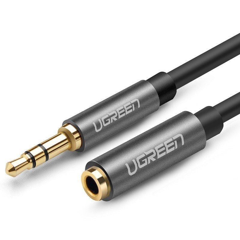 UGREEN AUX jack audio hosszabbító kábel 3.5mm 1m fekete-szürke (10592) UGREEN AUX jack audio hosszabbító kábel 3.5mm 1m fekete-szürke (10592)