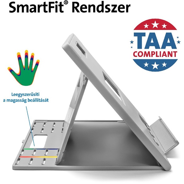 Kensington SmartFit notebook állvány szürke (K50420EU)