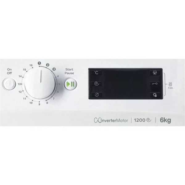 Indesit MTWSE 61294 WK EE Elöltöltős keskeny mosógép - 6 kg, 1200 ford./perc, C Energiaosztály Indesit MTWSE 61294 WK EE Elöltöltős keskeny mosógép - 6 kg, 1200 ford./perc, C Energiaosztály