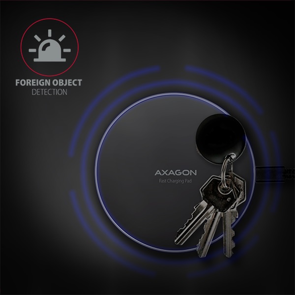 Axagon WDC-P10T vezeték nélküli gyorstöltő