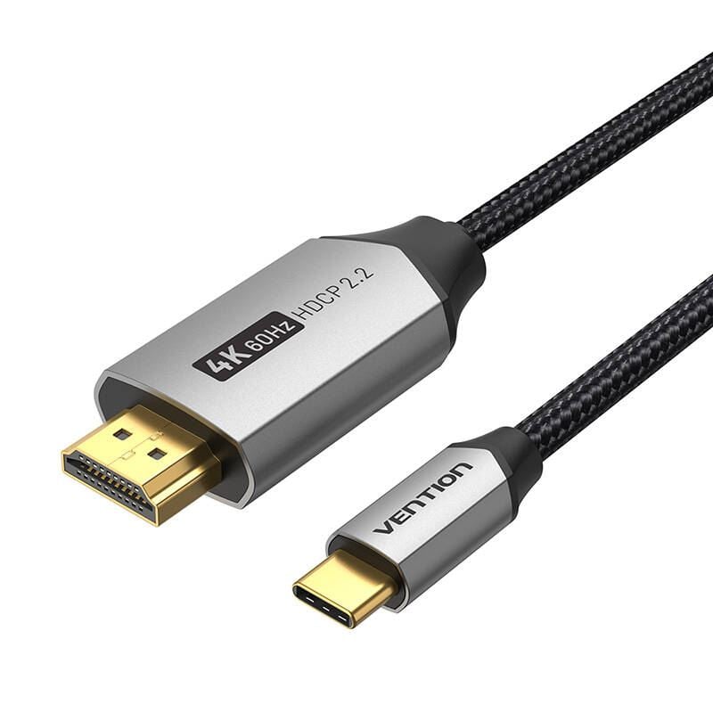 Vention USB-C - HDMI kábel 1m fekete (CRBBF) Vention USB-C - HDMI kábel 1m fekete (CRBBF)