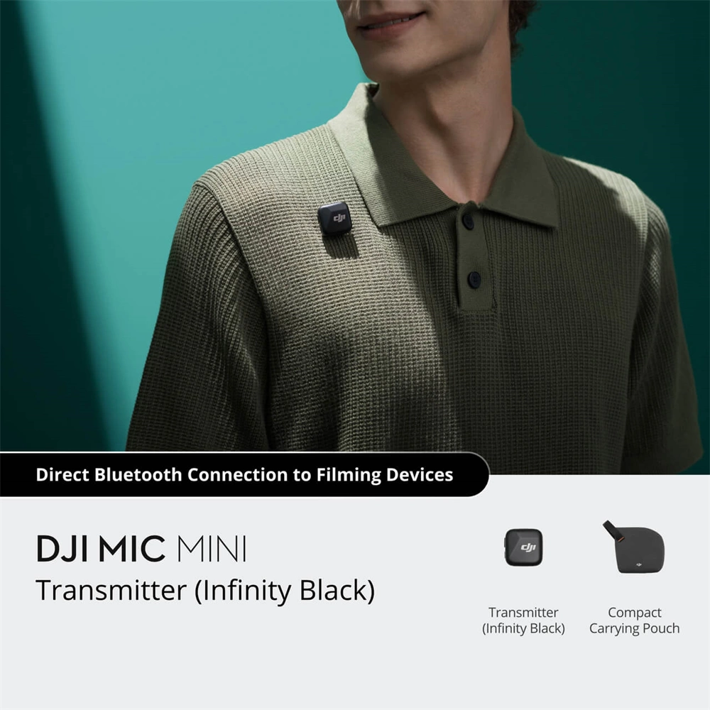 DJI Mic Mini Transmitter Fekete